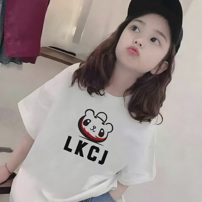 LKCJ Unisex Summer 100% Cotton Short Sleeve T-Shirt