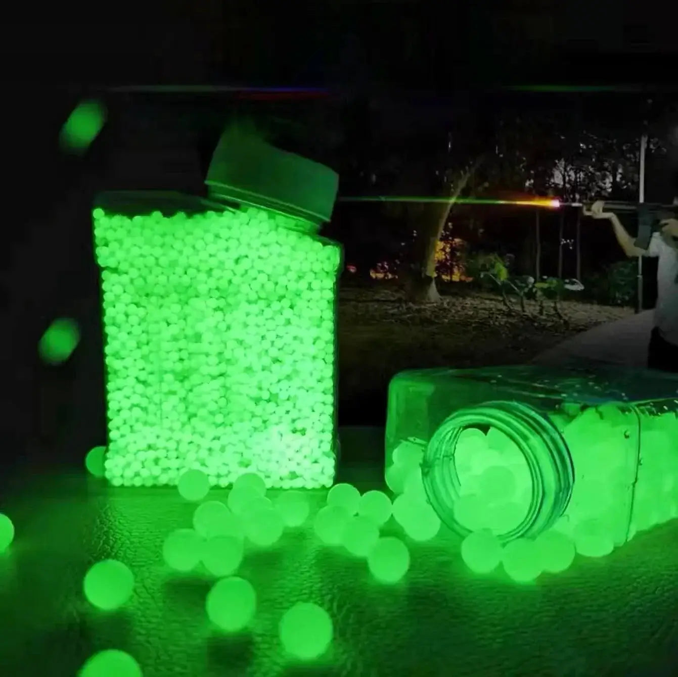 60,000 Gel Balls With Collapsible 600ml Gel Ball Quick-Loading Bottle