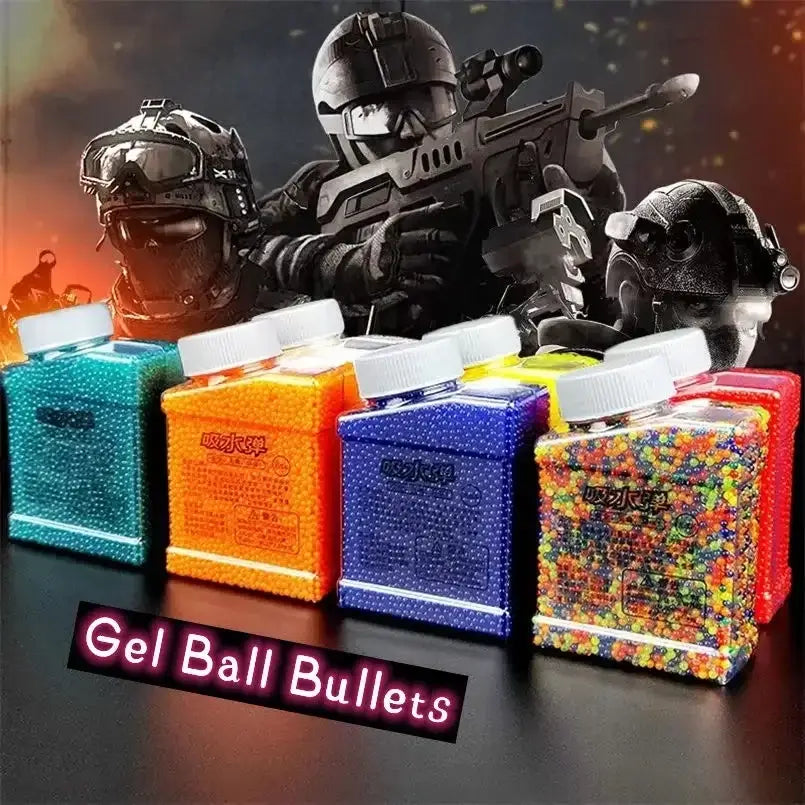 60,000 Gel Balls With Collapsible 600ml Gel Ball Quick-Loading Bottle