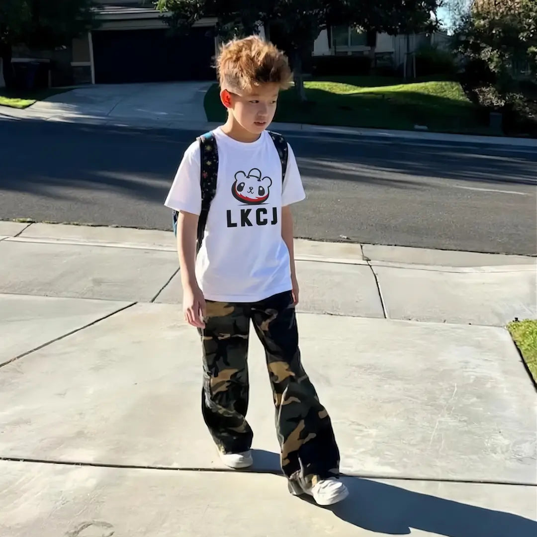 LKCJ Unisex Summer 100% Cotton Short Sleeve T-Shirt