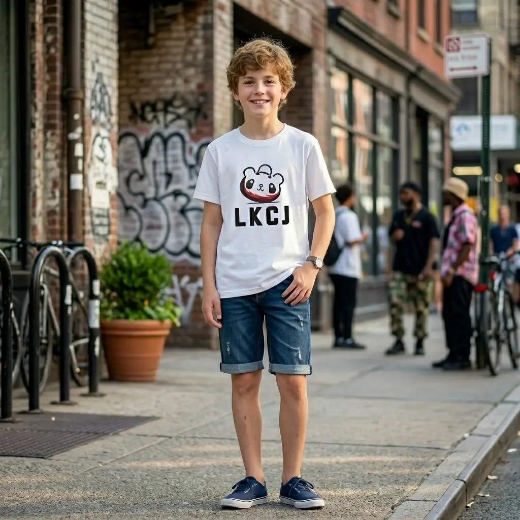 LKCJ Unisex Summer 100% Cotton Short Sleeve T-Shirt